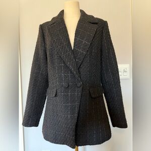 Forever 21 Textured Black Blazer